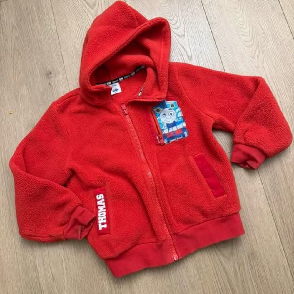 Baleno Junior Thomas & Friends Red Fleece Hoodie Size 130cm (size 5T)